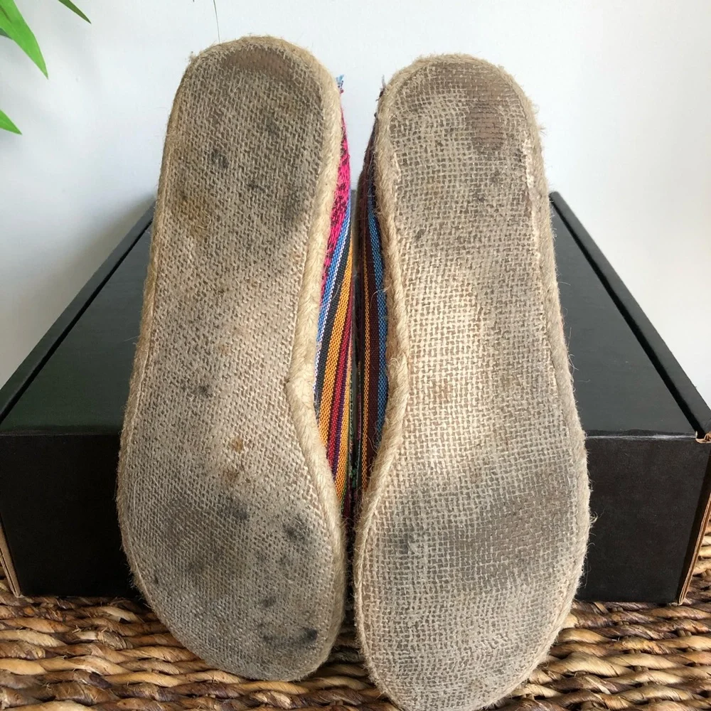 Nine West Aztec Espadrille Flats 8.5